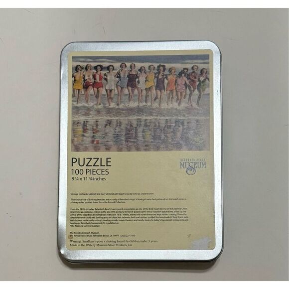 Bathing Beauties Postcard Puzzle 100 pc - Rehoboth Beach Museum DE - Complete - Picture 8 of 9